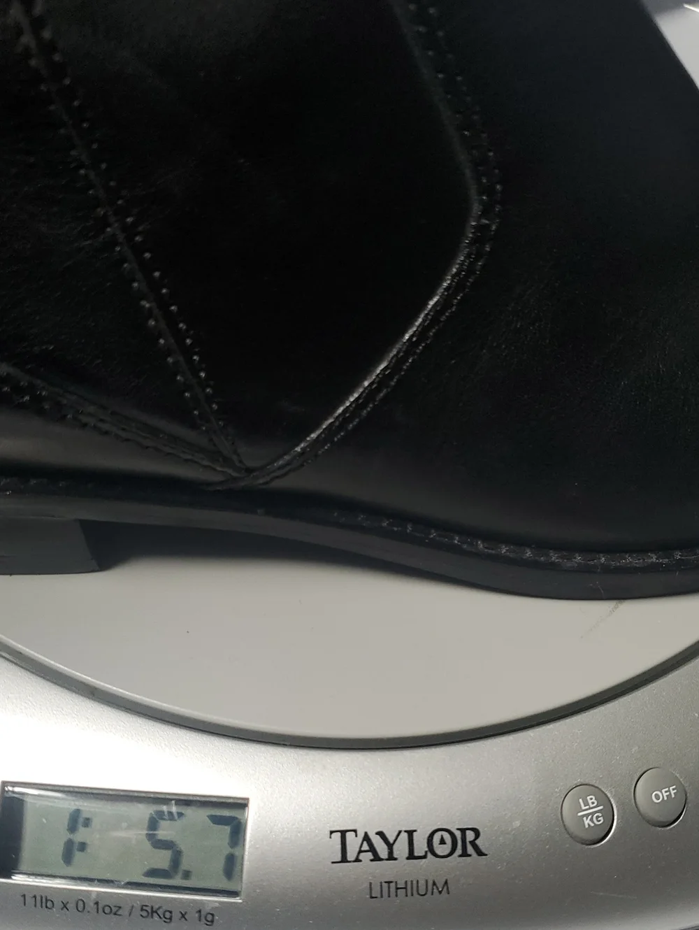 Women's Ecco Hobart Tall Black Leather Knee-High Buckle Riding Boots Size 10